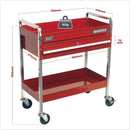 Sealey Superline PRO&reg; Heavy-Duty Trolley with Lockable Drawer 2-Level CX101D