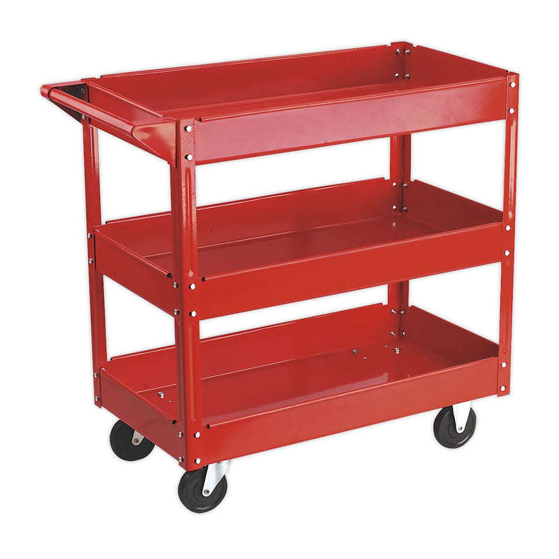 Workshop Trolley 3-Level Heavy-Duty