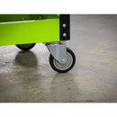 Sealey Superline PRO&reg; Heavy-Duty Workshop Trolley 3-Level - Hi-Vis Green CX110HV