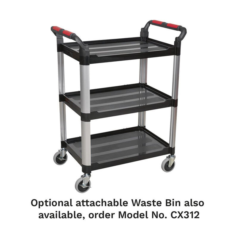 Workshop Trolley 3-Level Composite - 3 Wall