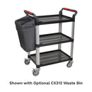 Sealey Composite Workshop Trolley 3-Level/3 Wall CX309