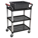 Sealey Composite Workshop Trolley 3-Level/3 Wall CX309