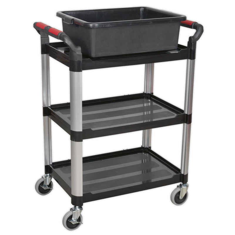 Workshop Trolley 3-Level Composite - 3 Wall