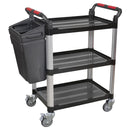 Sealey Composite Workshop Trolley 3-Level/3 Wall CX309