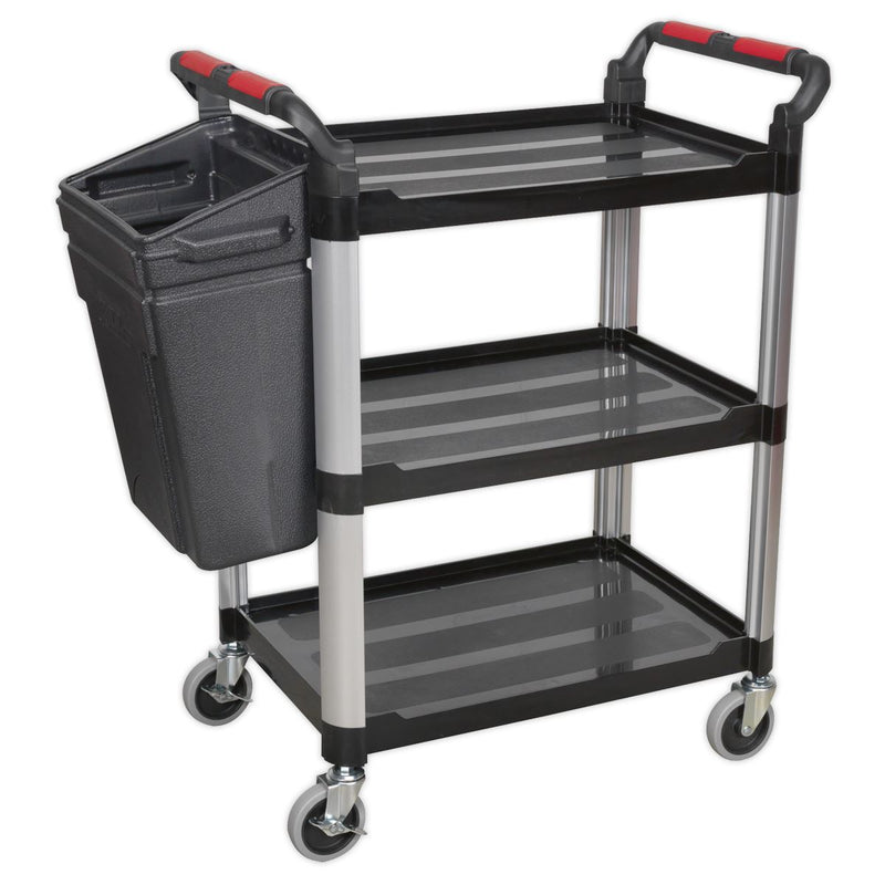 Workshop Trolley 3-Level Composite - 3 Wall