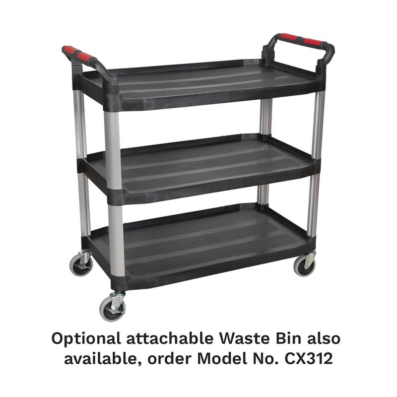 Workshop Trolley 3-Level Composite - 3 Wall