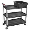 Sealey Composite Workshop Trolley 3-Level/3 Wall CX310