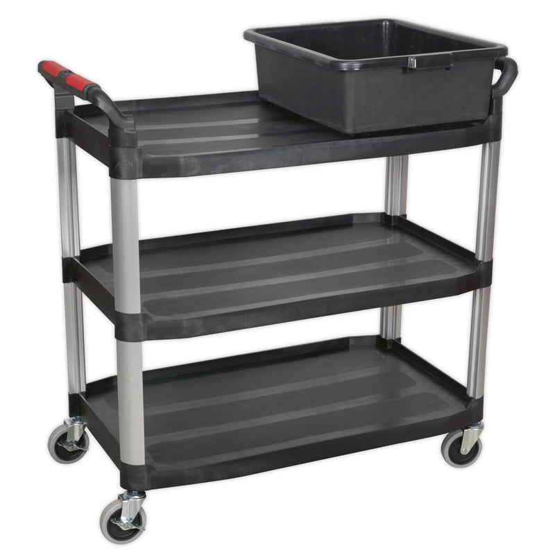 Workshop Trolley 3-Level Composite - 3 Wall