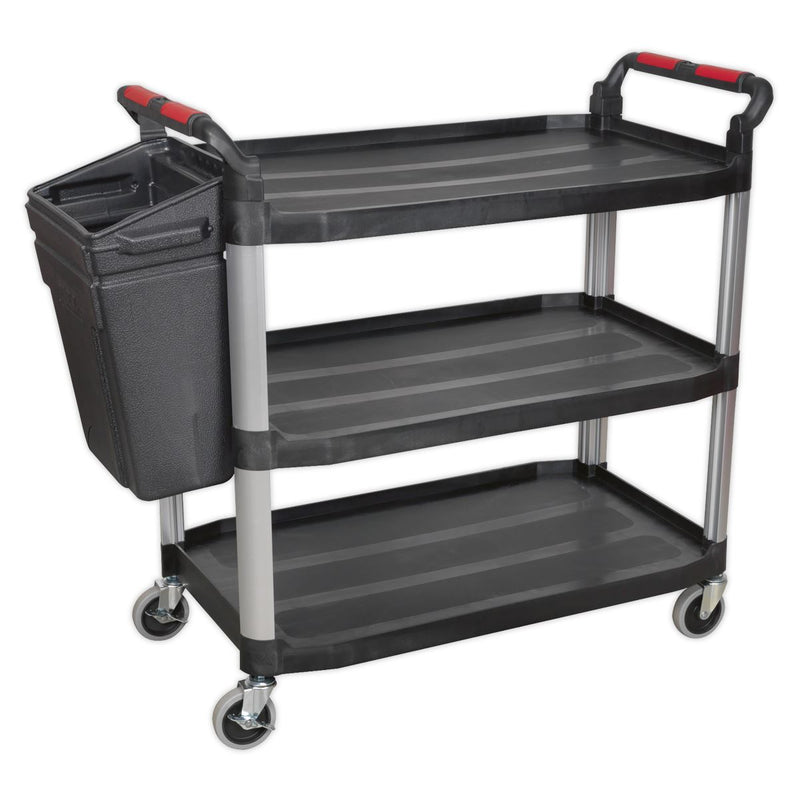 Workshop Trolley 3-Level Composite - 3 Wall