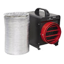 Sealey Industrial Fan Heater with Ducting 3kW/230V DEH3001