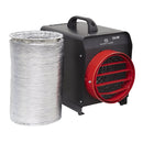 Sealey Industrial Fan Heater with Ducting 5kW/400V DEH5001