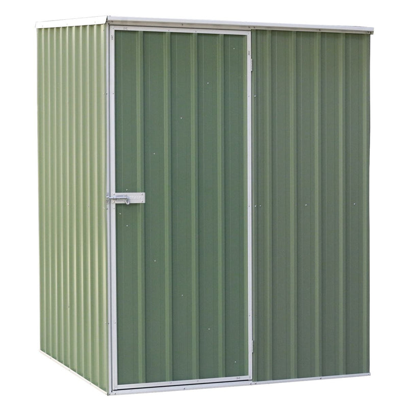 Sealey Dellonda Galvanized Steel Storage Shed with Pent Style Roof 151 x 151 x 200cm - Green DG114