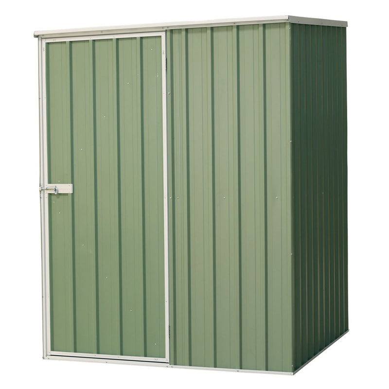 Sealey Dellonda Galvanized Steel Storage Shed with Pent Style Roof 151 x 151 x 200cm - Green DG114