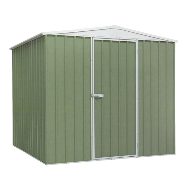 Sealey Dellonda Galvanized Steel Storage Shed with Apex Style Roof 230 x 230 x 220cm - Green DG115