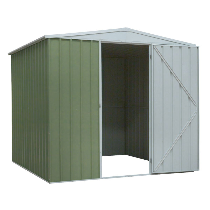 Sealey Dellonda Galvanized Steel Storage Shed with Apex Style Roof 230 x 230 x 220cm - Green DG115