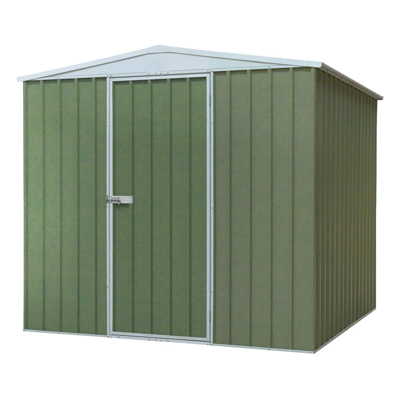 Sealey Dellonda Galvanized Steel Storage Shed with Apex Style Roof 230 x 230 x 220cm - Green DG115