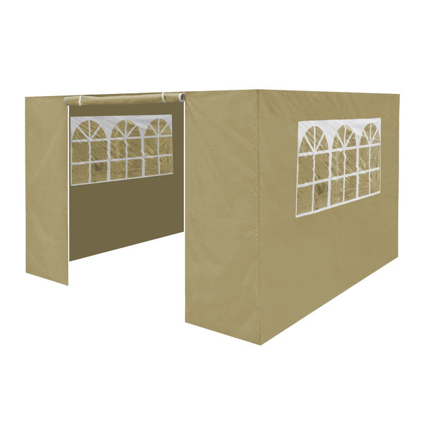 Sealey Dellonda Premium Gazebo/Marquee Side Walls/Doors/Windows, Fits 3 x 3m Models - Beige DG146