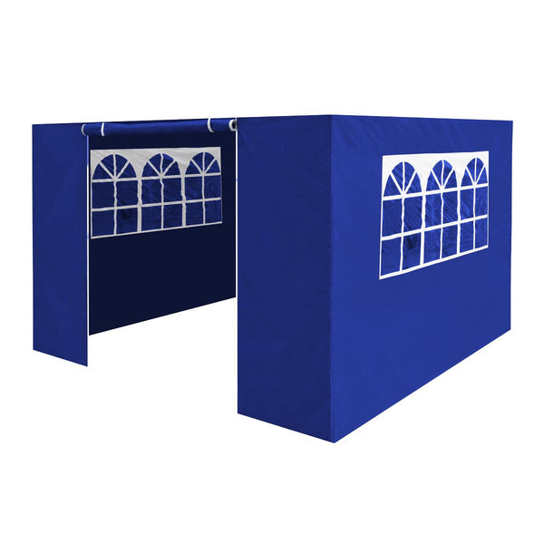 Sealey Dellonda Premium Gazebo/Marquee Side Walls/Doors/Windows, Fits 3 x 3m Models - Blue DG147