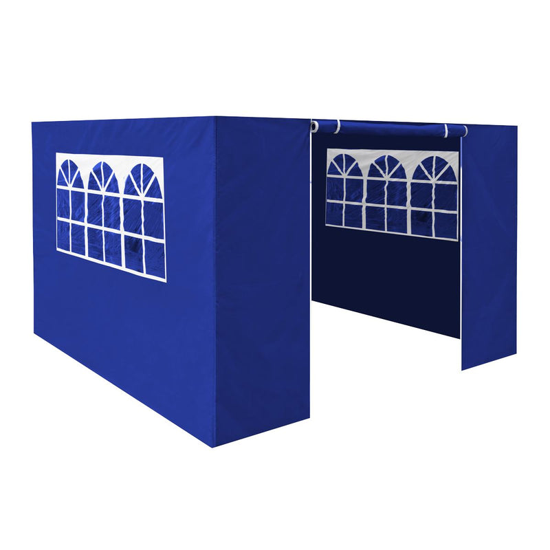 Sealey Dellonda Premium Gazebo/Marquee Side Walls/Doors/Windows, Fits 3 x 3m Models - Blue DG147