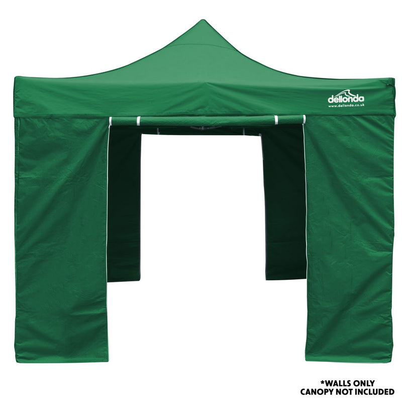 Sealey Dellonda Premium Gazebo/Marquee Side Walls/Doors/Windows, Fits 3 x 3m Models - Dark Green DG148