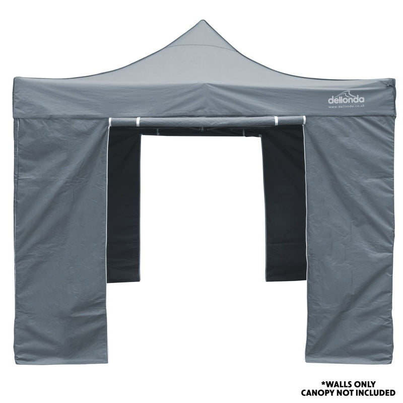 Sealey Dellonda Premium Gazebo/Marquee Side Walls/Doors/Windows, Fits 3 x 3m Models - Grey DG149