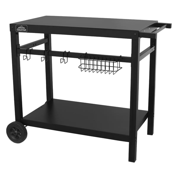 Sealey Dellonda Plancha Trolley with Utensil Holder - Black DG45