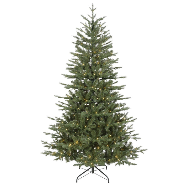 Sealey Dellonda Pre-Lit Hinged Christmas Tree with 190 Warm White LED Lights 5ft(150cm) DH80