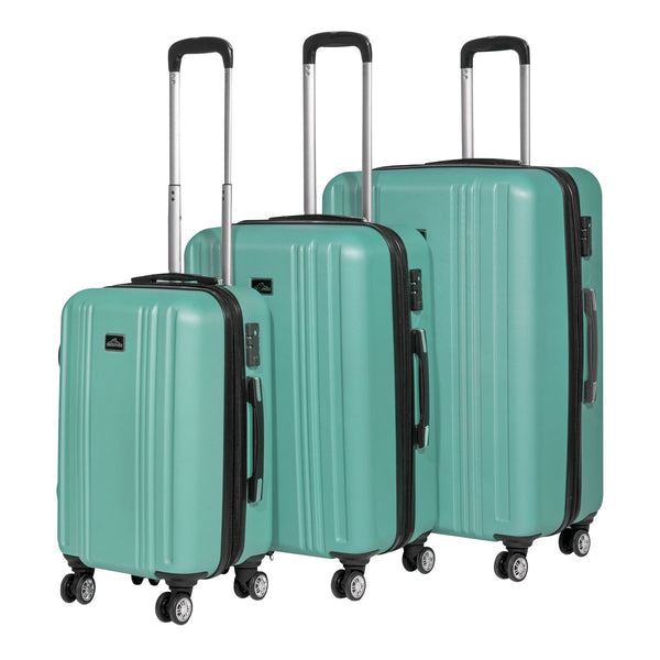 Sealey Dellonda Lightweight ABS Luggage Set with TSA Lock - Teal DL126