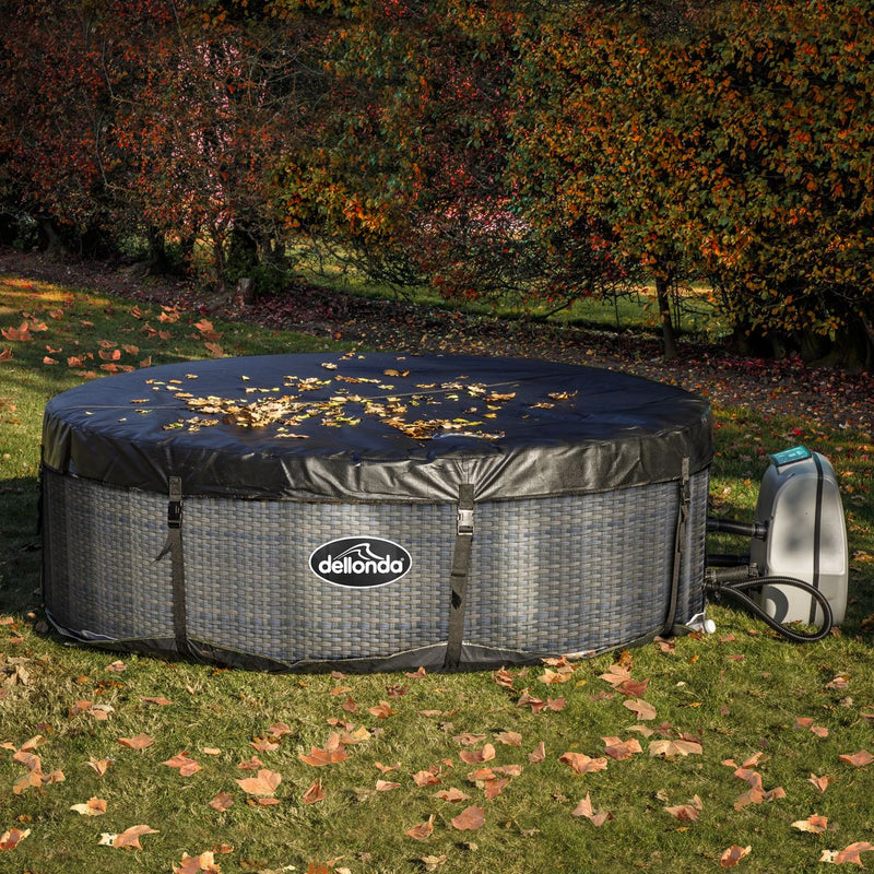 Sealey Dellonda 4-6 Person Inflatable Hot Tub/Spa with Smart Pump - Rattan Effect DL91