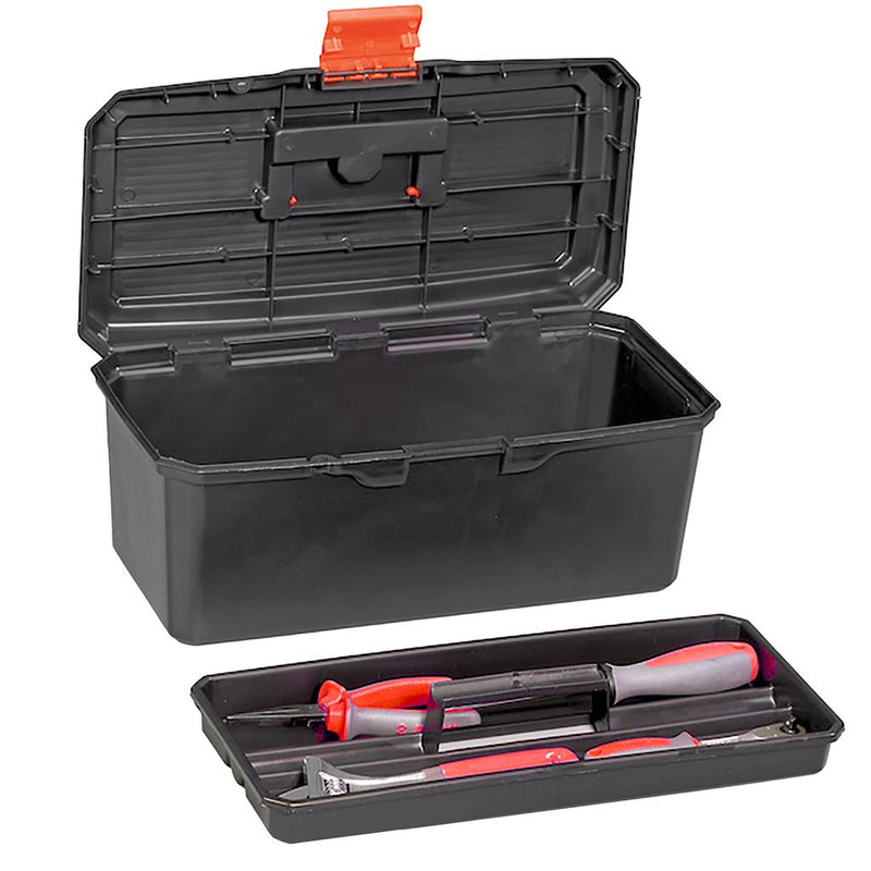 DEKTON 13" TOOL BOX MAESTRO PLASTIC CHEST BAG STORAGE BAG CASE & TRAY DT50131