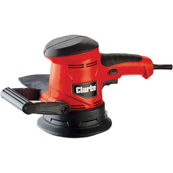 CLARKE ORBITAL SANDER 450W ELECTRIC PALM DETAIL RANDOM ORBITAL SANDING CROS3