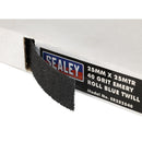 Sealey Emery Roll 40Grit 25mm x 25m - Blue Twill ER252540
