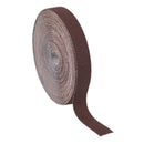 Sealey Emery Roll 120Grit 25mm x 50m - Brown ERB2550120