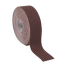 Sealey Emery Roll 120Grit 50mm x 50m - Brown ERB5050120