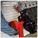 Sealey Folding 360� Rotating Engine Stand with Geared Handle Drive 450kg Capacity ES480D