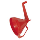 Sealey Fixed Offset Spout Funnel with Filter 160mm - Medium F16