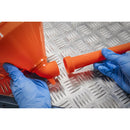 Sealey Fixed Offset Spout Funnel with Filter 160mm - Medium F16