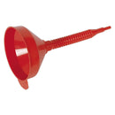 Sealey Flexible Spout Funnel with Filter 200mm - Medium F2F