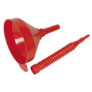 Sealey Flexible Spout Funnel with Filter 200mm - Medium F2F