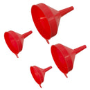 Sealey Economy Fixed Spout Funnel Set 4pc F94