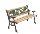 Childrens Wooden Bench Kid Garden Furniture Seat Animal Zoo Hardwood Chair FC119