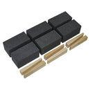 Sealey Worksafe&reg; 50 x 50 x 100mm Floor Grinding Block 12Grit - Pack of 6 FGB12