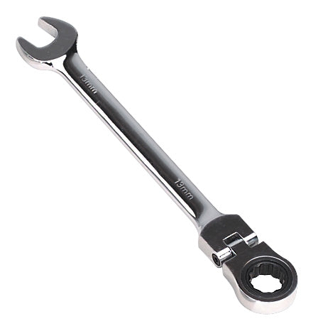 Sealey Premier Flexi-Head Ratchet Combination Spanner 13mm FHRCW13