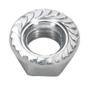 Sealey Zinc Plated Serrated Flange Nut M10 - Pack of 100 FN10