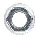 Sealey Zinc Plated Serrated Flange Nut M10 - Pack of 100 FN10