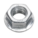 Sealey Zinc Plated Serrated Flange Nut M12 - Pack of 50 FN12