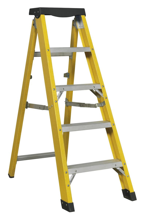 Fibreglass Step Ladder 4-Tread EN 131