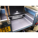 Sealey Vinyl Floor Tile with Peel & Stick Backing Silver Treadplate - Pack of 16 FT1S