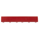 Sealey Polypropylene Floor Tile Edge 400 x 60mm, Red Female - Pack of 6 FT3ERF