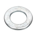 Sealey Zinc Plated Form A Flat Washer M20 x 37mm, DIN 125 - Pack of 50 FWA2037